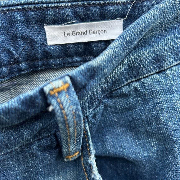 Frame Denim Le Grand Garcon Cropped Jeans, size approx 30/32 - Picture 9 of 11